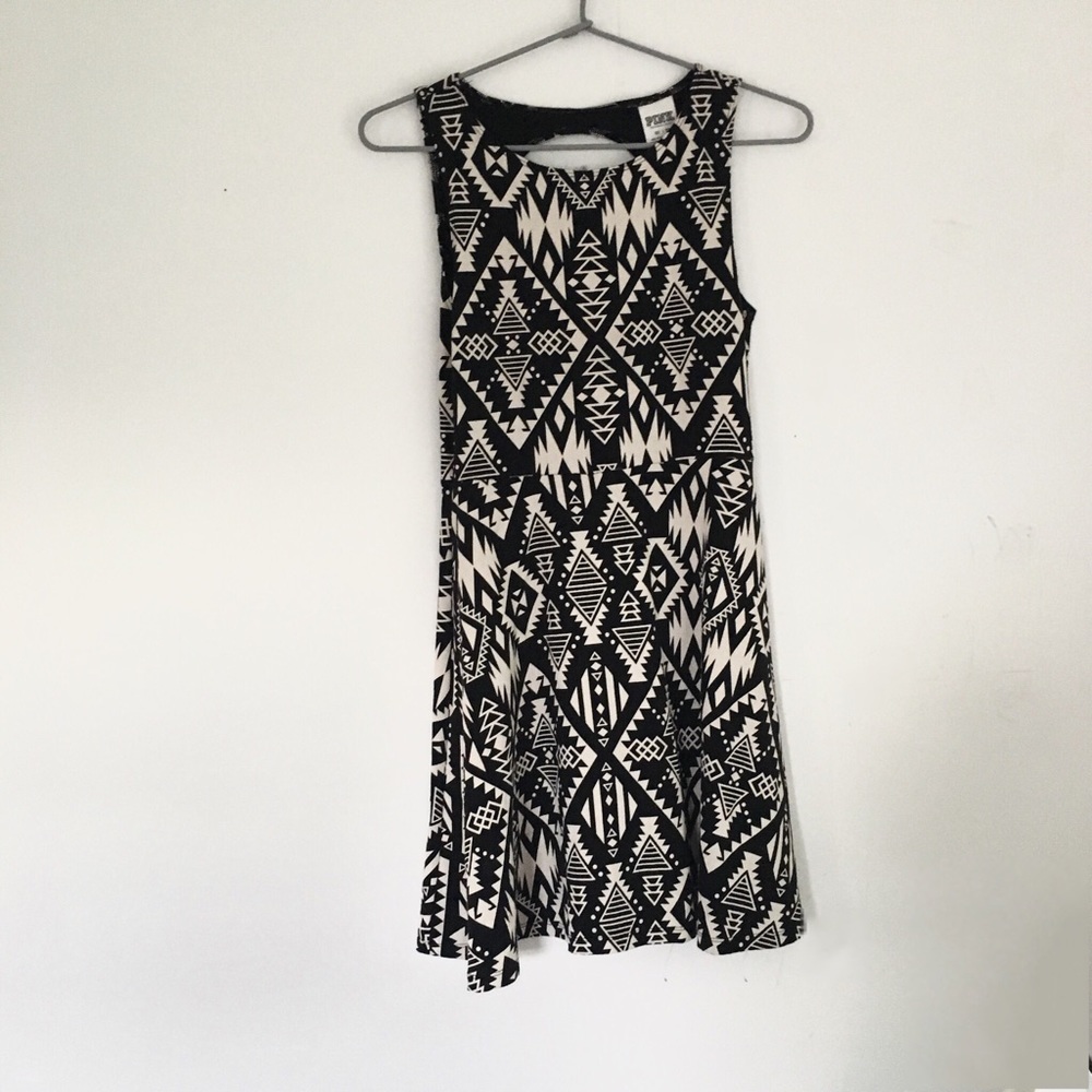 Black and white dress